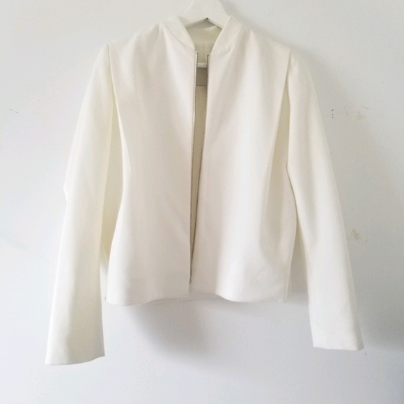 Oak + Fort Cream White Bomber - Picture 1 of 3